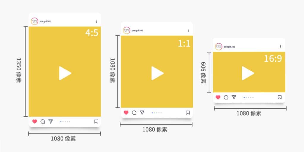 Instagram 影片封面尺寸。