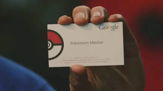 google與堡可夢聯名名片