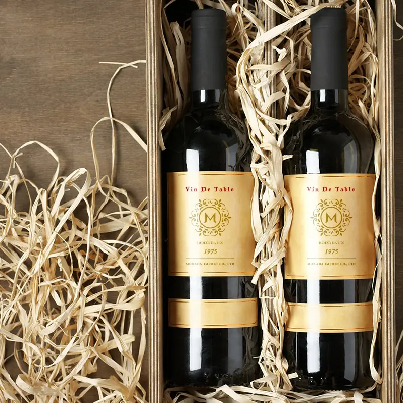 莫藍達貿易有限公司-酒瓶模擬圖　LOGO設計 形象設計 商標設計 品牌設計 龐果設計