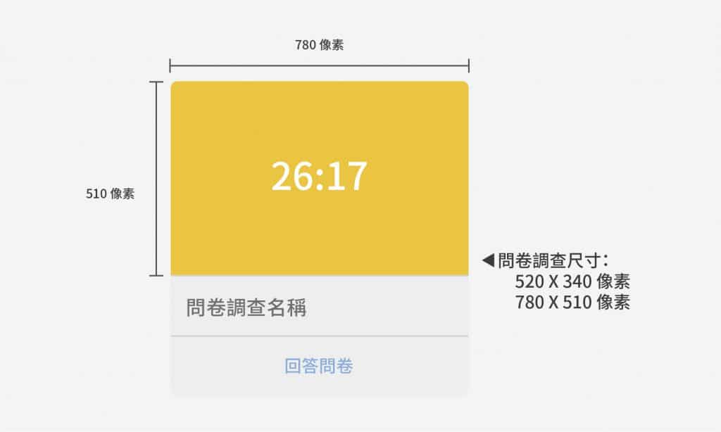 LINE 問卷調查圖片尺寸